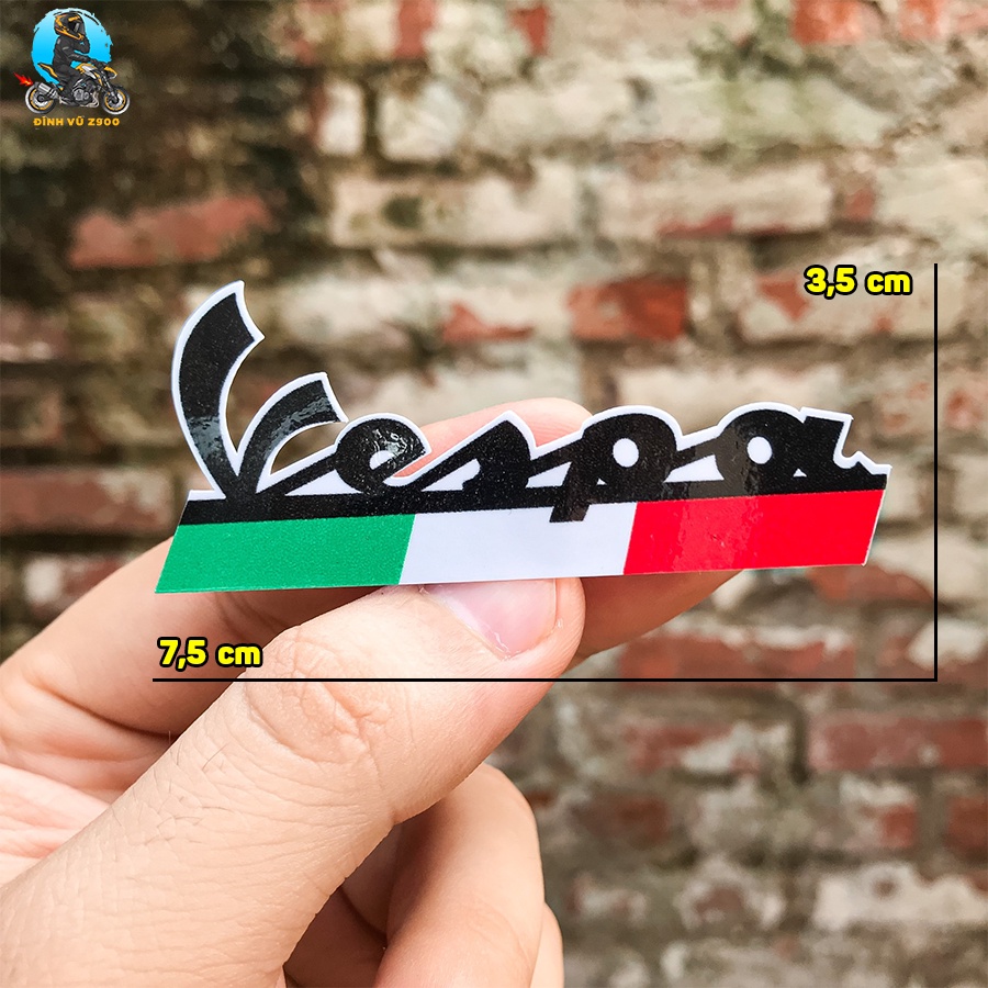 Sticker các hãng xe moto dán trang trí mũ bảo hiểm, xe máy, laptop, điện thoại,...Sticker chống nước, bền màu, dính chắc