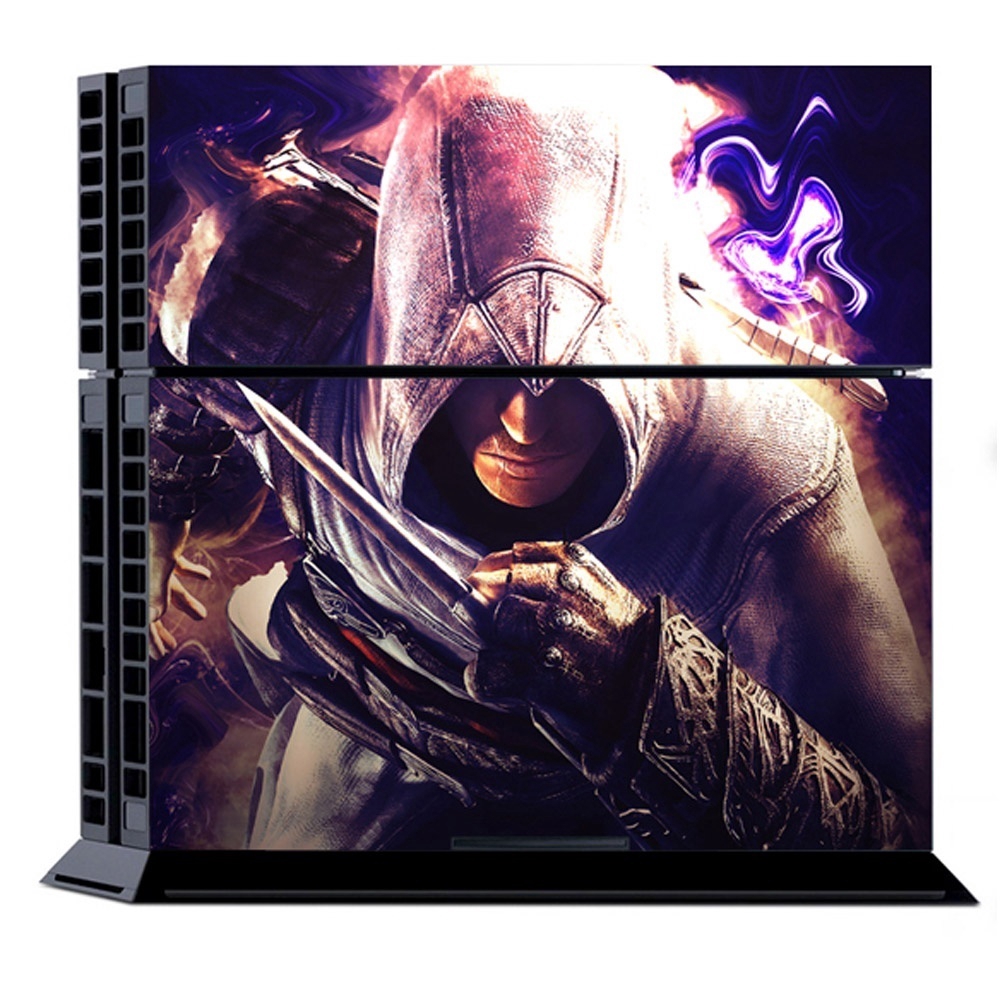 Decal dán trang trí bảo vệ máy chơi game PS4 hình trò chơi Assassins Creed