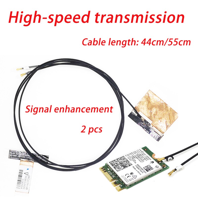 Mới 1 Cặp Laptop Ăng Ten Không Dây Bên Trong WiFi Cho Intel AX200 9260AC 7260HMW MINI PCI-E U.FL Bộ 