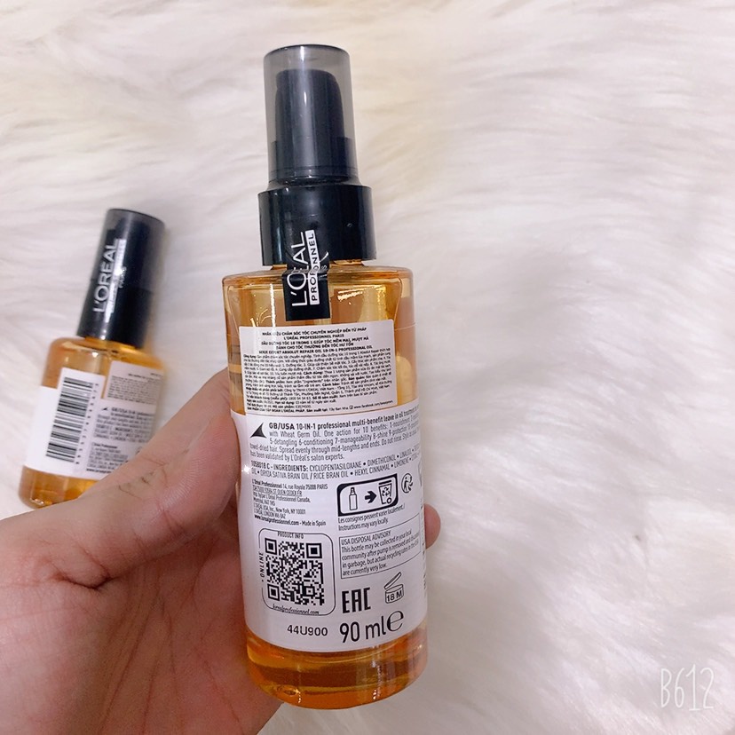 Dầu Dưỡng Loreal Professionnel Phục Hồi Hư Tổn 30ml/ 90ml Serie Expert Absolut Repair Gold