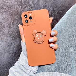Ốp Lưng Basic Camera Nổi - Mẫu Mặt Kaws ( Kèm Iring )