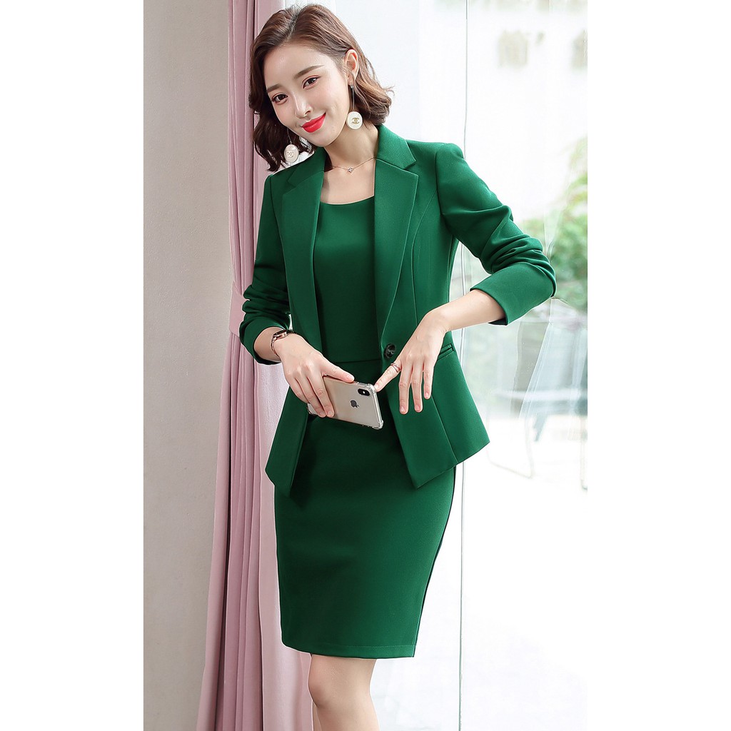 Set nguyên bộ đầm sát nách áo Vest