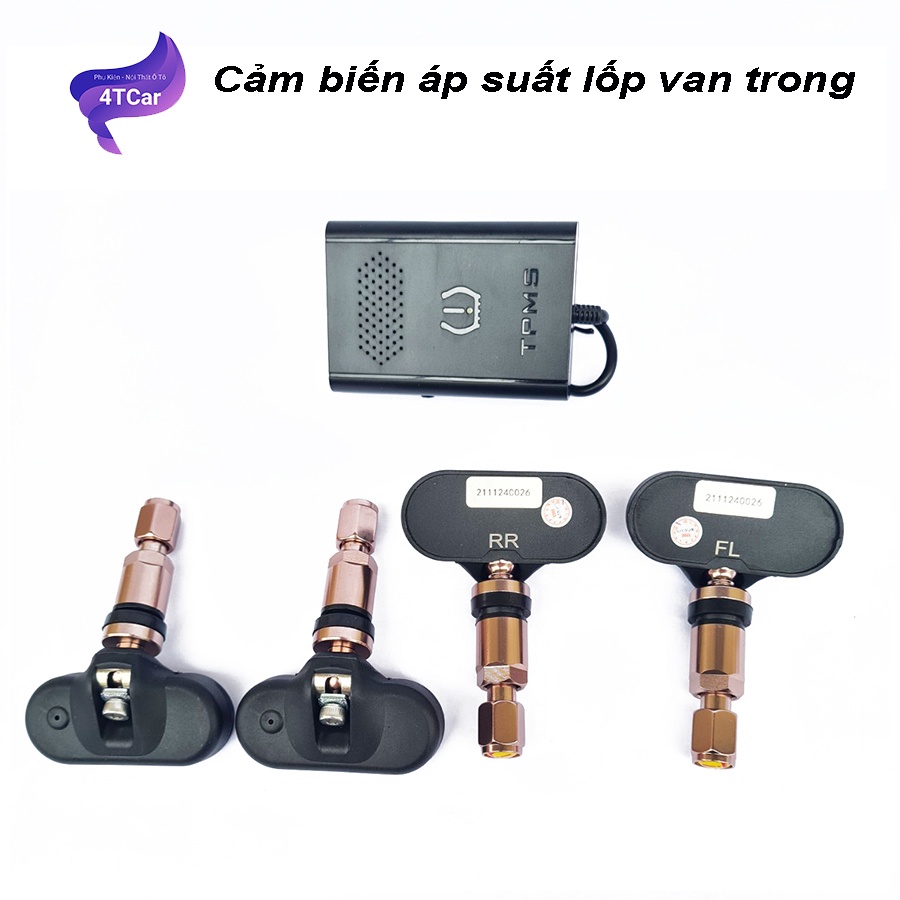 Cảm biến áp suất lốp dành cho màn android  gắn trong van lốp xe ô tô - TPMS gắn lốp ô tô