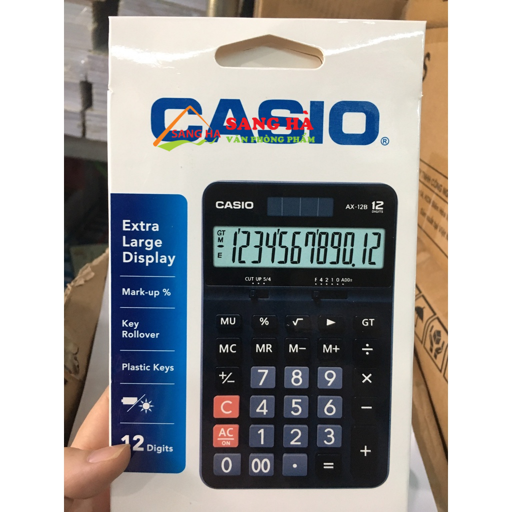 Máy tính Casio AX-12b - Chất lượng tốt -