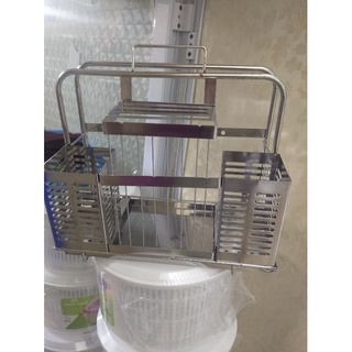 GIÁ KỆ ĐỂ DAO, THỚT INOX ĐA NĂNG 30*15*35cm