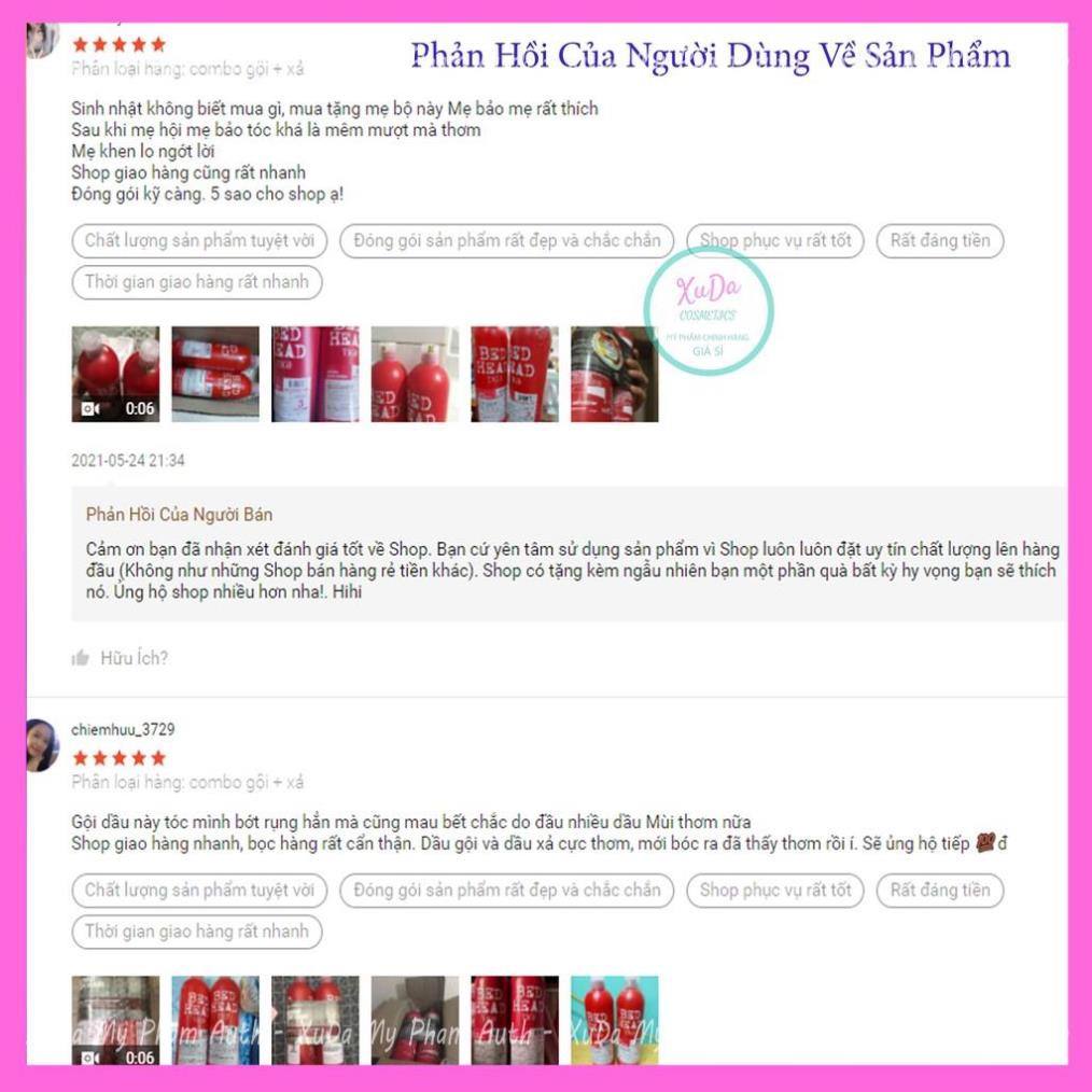 Cặp Dầu Gội TIGI Đỏ TiGi Bed Head 1500ml/Cặp dầu gội dầu xả phục hồi tóc hư tổn cấp độ 3 tóc khô tóc nhuộm | BigBuy360 - bigbuy360.vn