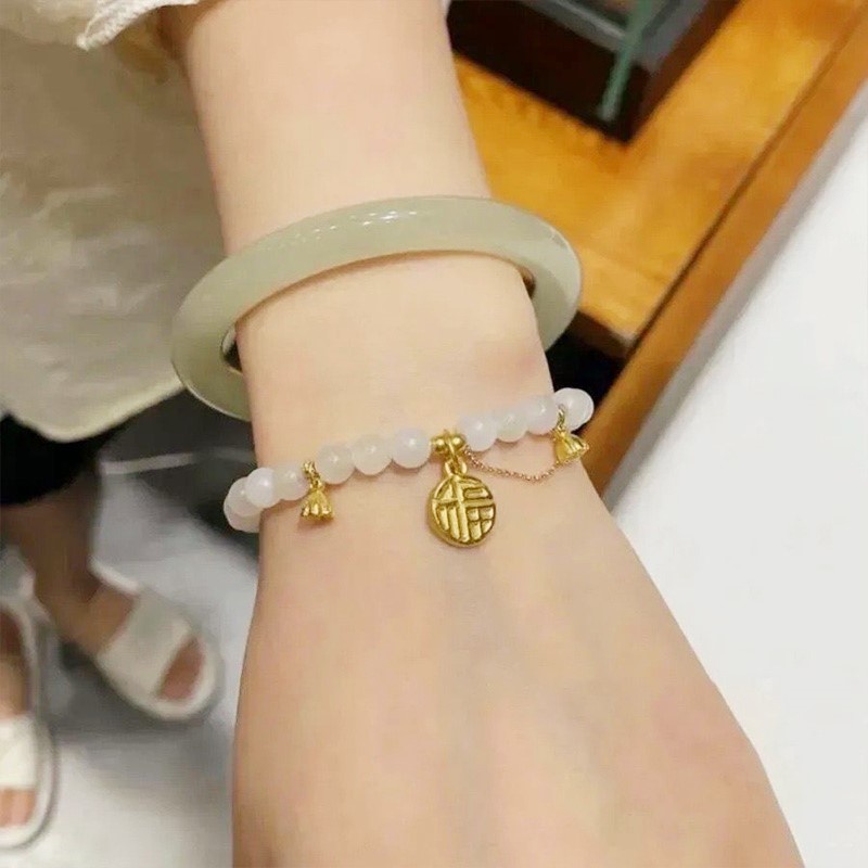Vòng tay cầu phúc thiết kế thời trang cho nữ