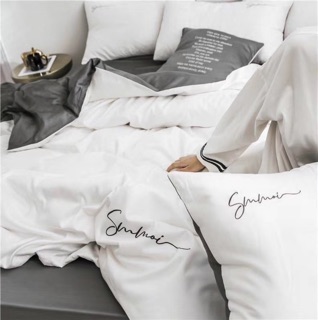 Set Chăn Ga Gối Lụa Tencel SUMOI Hàng Nhập Khẩu Cao Cấp 4 Món