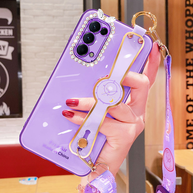 Ốp điện thoại lấp lánh cho OPPO Reno5 Pro+ 5G Reno 4 SE 4F A31 A53 A32 2020 A92 A52 A72 Reno 5 4G