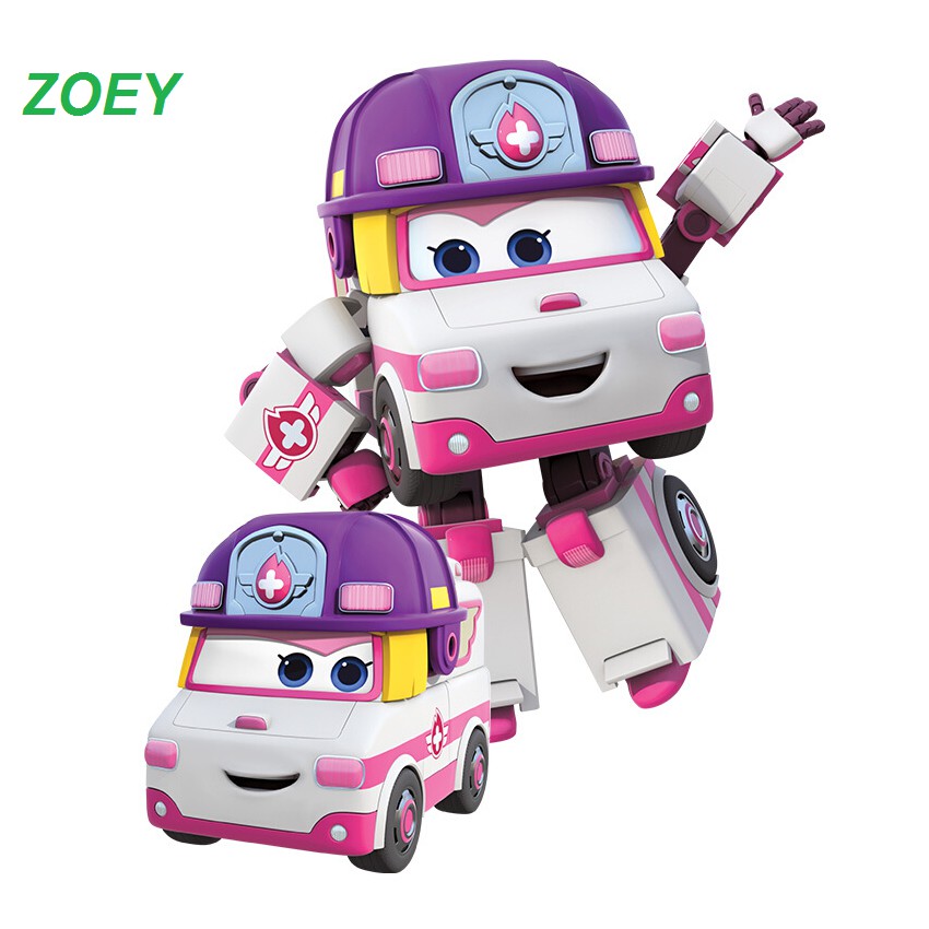 Super wings Zoey Team Cứu Hộ đội bay siêu đẳng Robot Biến Hình Máy Bay Cỡ Lớn MẪU MỚI