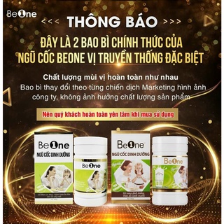 Ngũ Cốc BeOne CHÍNH HÃNG 100 % Combo