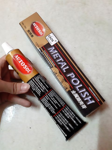 Kem đánh bóng kim loại Autosol Polish chữ Tiếng Trung  75ml