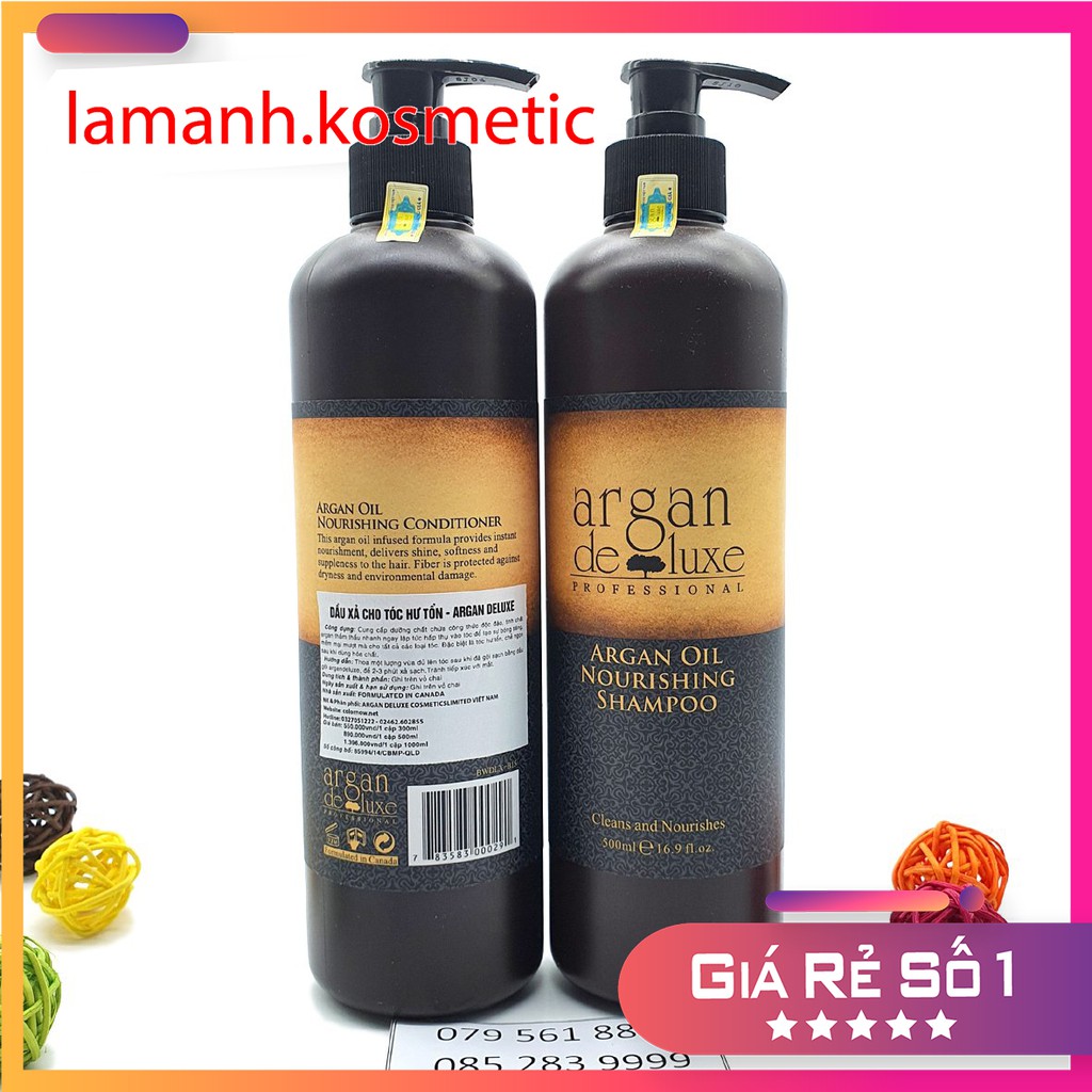 Dầu Gội  DELUXE keratin complex kiềm dầu siêu phục hồi mềm mượt chống rụng tóc hương thơm nước hoa cặp 500ml -1000ml