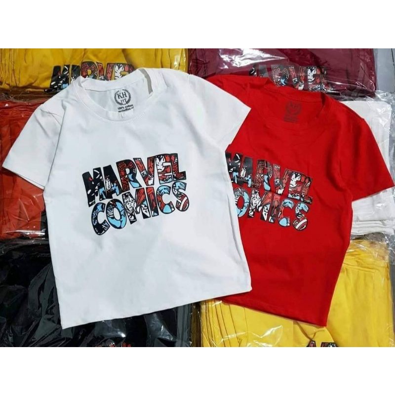 Áo bé trai cộc tay chất cotton co dãn đẹp mát mịn size đại 20-35kg