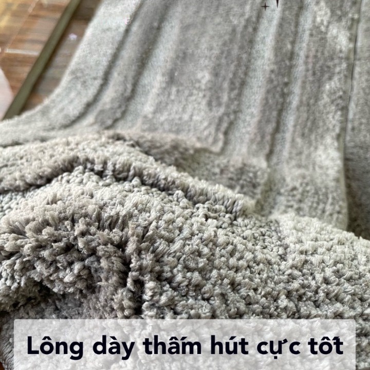 Thảm Chùi Chân Lông Cừu Châu Báu Bedding Thảm Lau Chân Trải Sàn Thấm Hút Cực Tốt