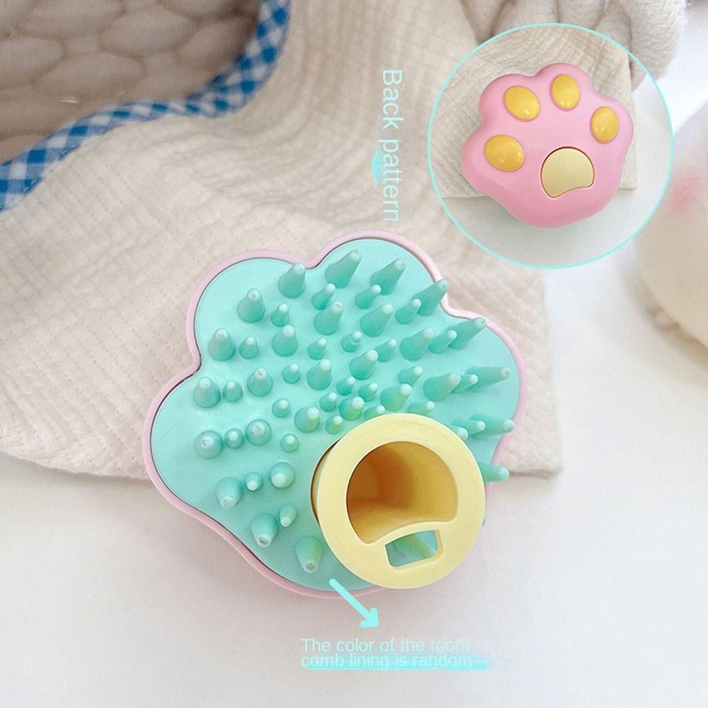 OCEANMAP Lược Đệm Khí Mát Xa Da Đầu Họa Tiết Hoa Dễ Thương Dùng Cho SPA