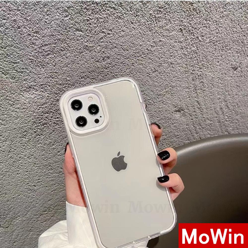 Ốp điện thoại silicone mềm 3 trong 1 trong suốt chống sốc cho iPhone 13 Pro Max 12 Pro Max 11 Pro Max 7 Plus XR XS MAX | BigBuy360 - bigbuy360.vn