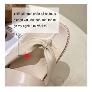 【JMS】Dép Đế Dày Size Lớn Phong Cách Mới Cho Nữ