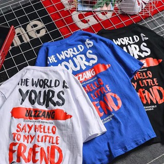[FREE SHIP ĐƠN 99K]  ÁO THUN THE WORLD UNISEX [TAY LỠ]