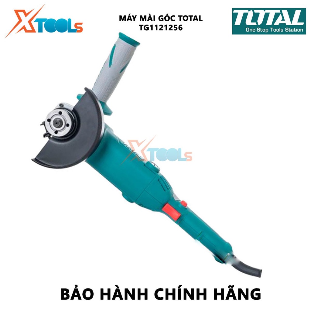Máy mài góc cầm tay TOTAL TG1121256 máy cắt sắt/gỗ/đá đa năng công suất lớn 1010W -125 MM hiệu xuất cao [XTOOLs]