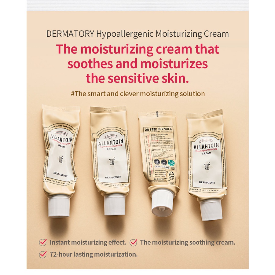 Kem Dưỡng Ẩm DERMATORY HYPOALLERGENIC MOISTURIZING CREAM 50ml