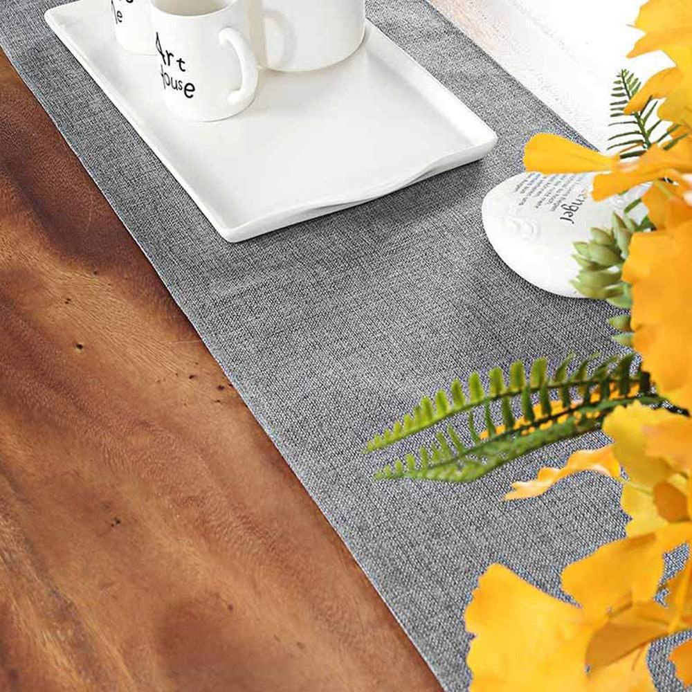 Khăn Trải Bàn Bằng Vải Lanh Phong Cách Vintage Ốp