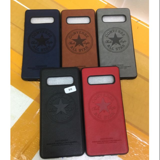 Ốp lưng giả da Converse samsung S10 / S10 plus siêu đẹp