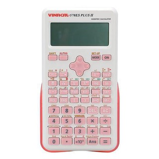 Máy Tính Học Sinh Vinacal 570ES Plus II - màu hồng