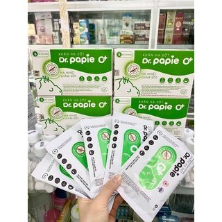 Khăn hạ sốt Dr.Papie cho bé