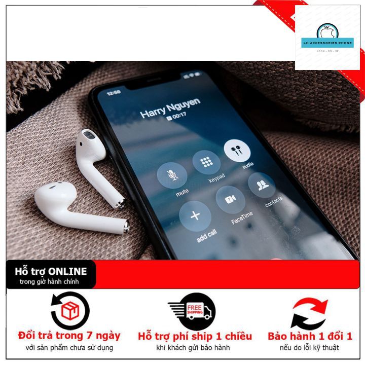 [AIRPODS 2 HỔ VẰN XỊN] LOUDA 1562M Pin Siêu Trâu,  Bản Cao Cấp Nhất,  Âm Thanh Cực Hay, Tai Nghe Airpods 2 - Lỗi 1 Đổi 1