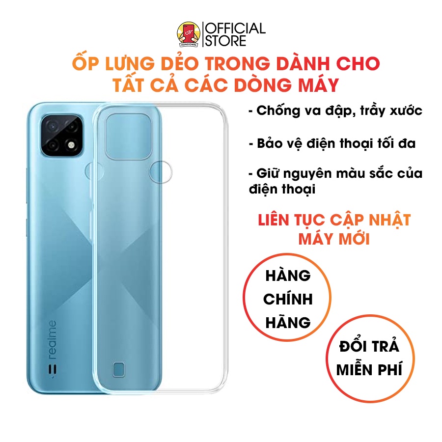 Ốp lưng Silicon Handtown dành cho tất cả các dòng máy Iphone Samsung Oppo Xiaomi Realme Oneplus HTC Redmi LG Sony