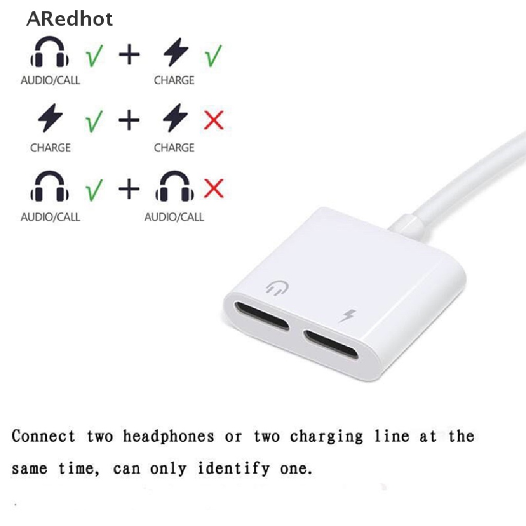 Cáp Chia Cổng Sạc Và Âm Thanh 2 Trong 1 Cho IP7 7Plus 8