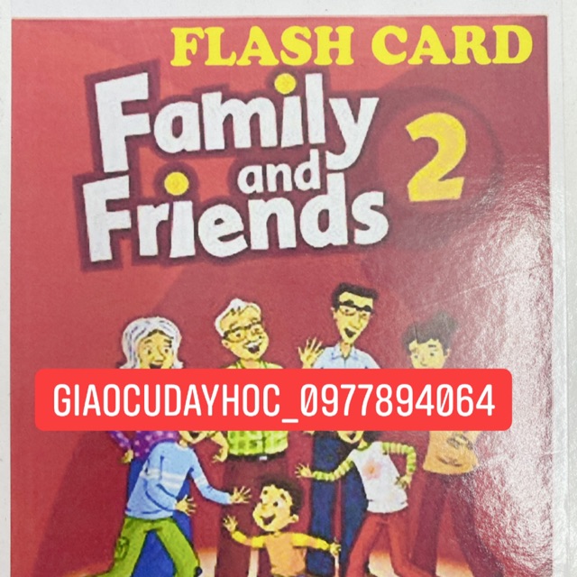 FLASHCARD FAMILY AND FRIENDS 2(1st)- cán c300