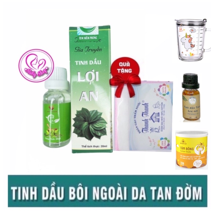 Tinh dầu bôi ho, sổ mũi, khò khè cho bé Lợi An -chính hãng, date mới + kèm quà