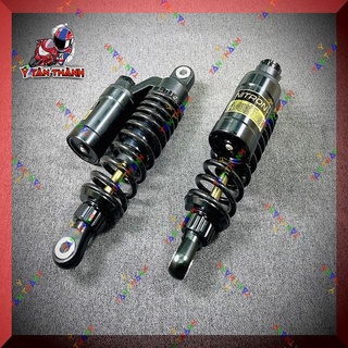 Phuộc sau Sirius nitron bình dầu đen ty vàng MS243
