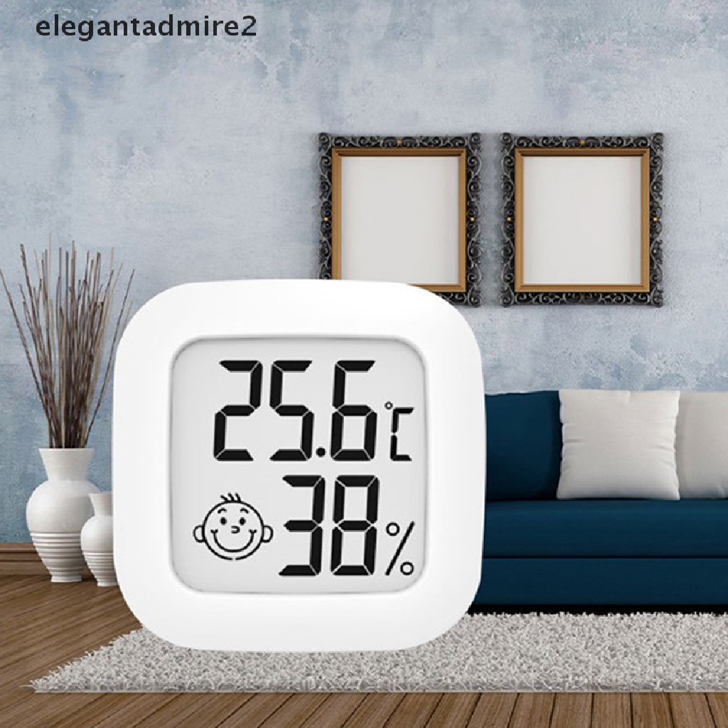 Nhiệt Kế Điện Tử Mini Màn Hình LCD Kỹ Thuật Số Đo Nhiệt Độ Và Độ Ẩm Trong Nhà / Ngoài Trời