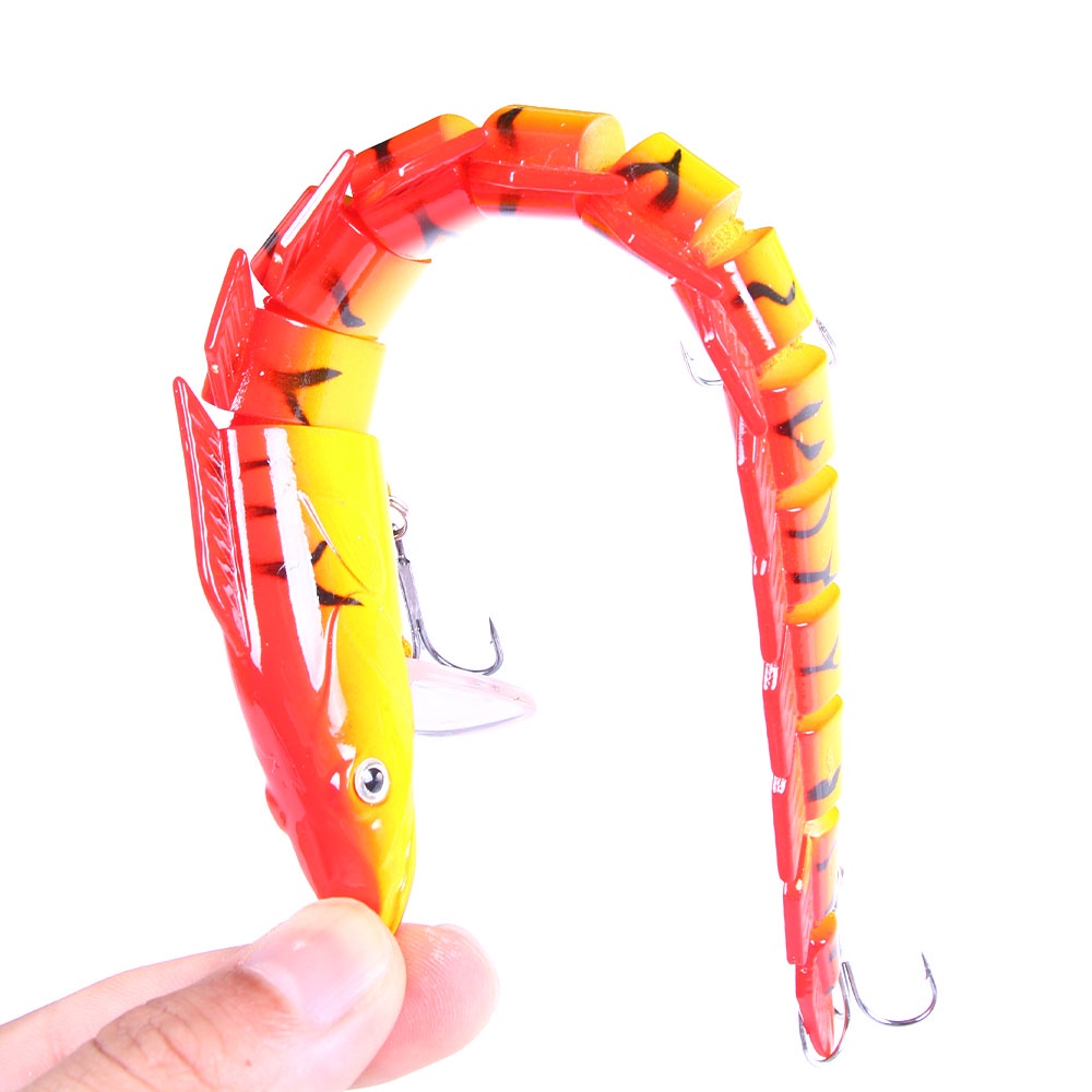 Mồi cá giả 8 đoạn 23CM 46G bằng nhựa cứng
