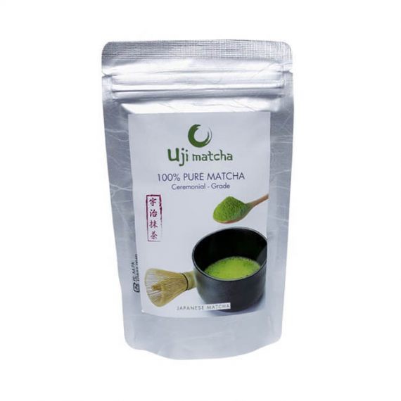 Bột trà xanh Nhật Bản Uji Ceremonial gói 50g 100% lá trà xanh nguyên chất