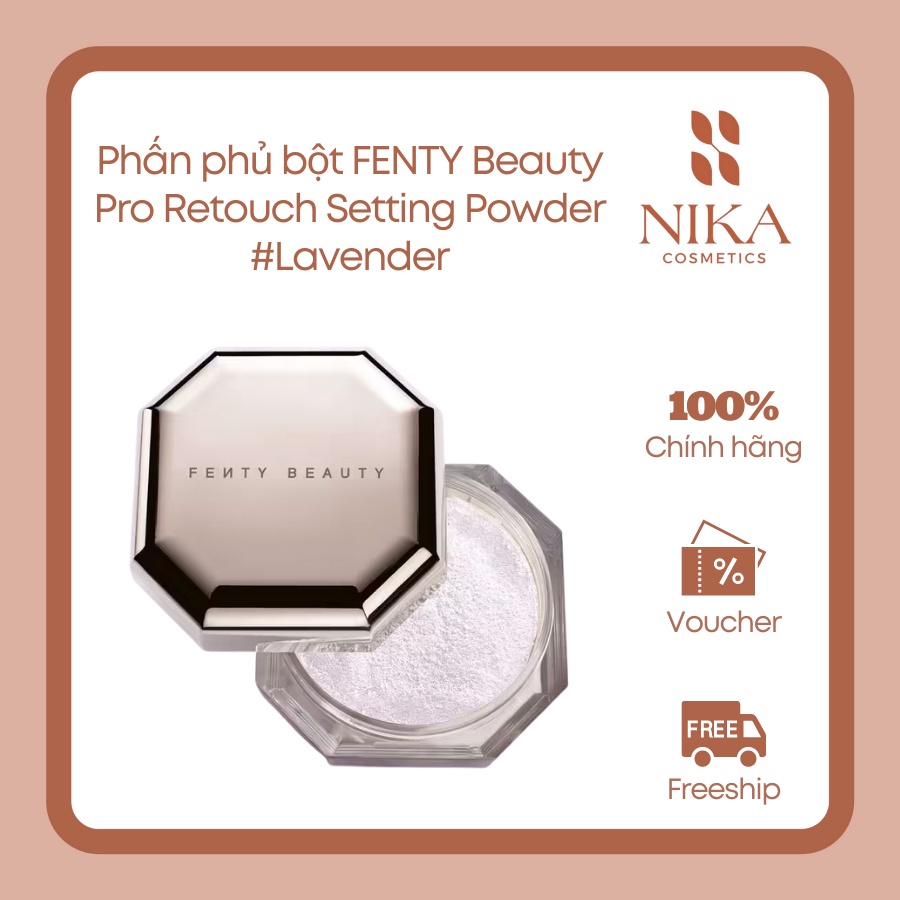 Phấn Phủ Bột FENTY Beauty Pro Retouch Setting Powder #Lavender