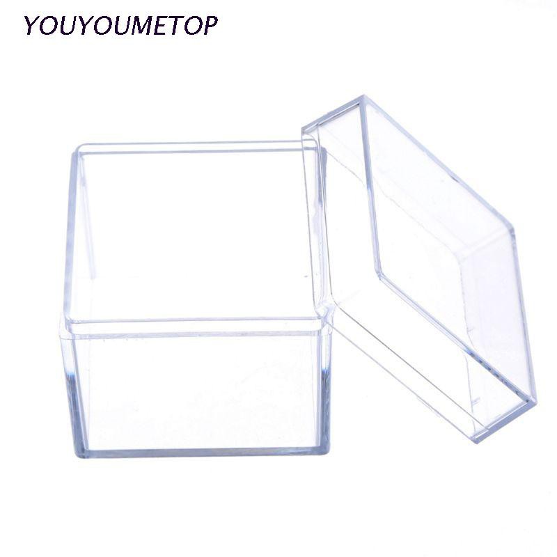 Hộp đựng trang sức 5 mặt bằng acrylic trong suốt