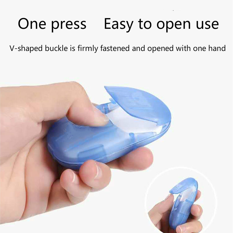 (Hàng Mới Về) Hộp 20 Xà Phòng Giấy Dùng Một Lần Tiện Dụng Khi Đi Du Lịch