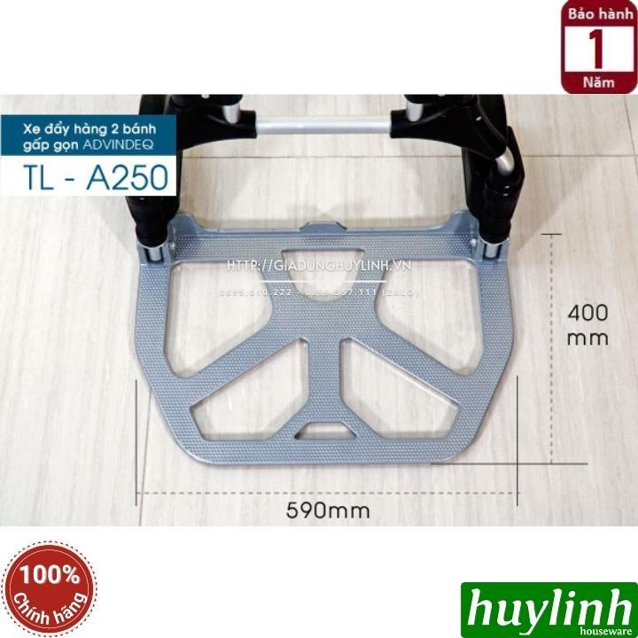 Xe kéo đẩy hàng 2 bánh gấp gọn Advindeq TL-A250 - Tải trọng 250kg
