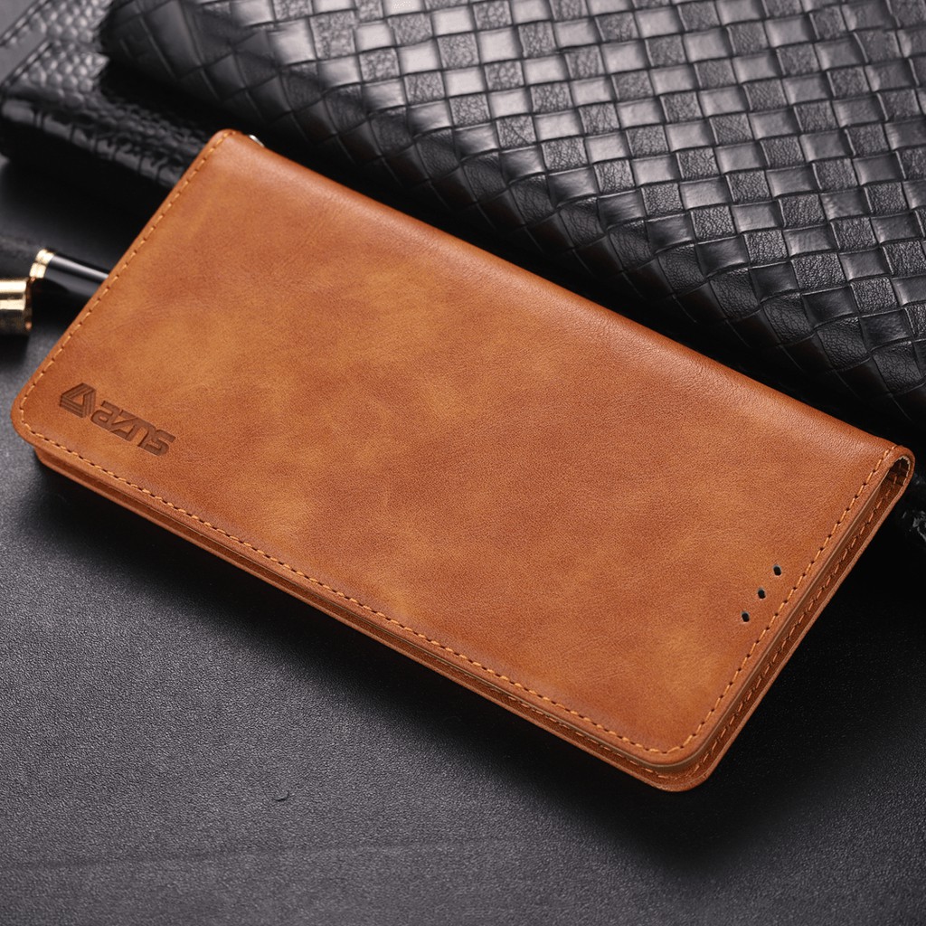 Bao da điện thoại di động Samsung Galaxy S21 Ultra S9 S10 Plus M10 A10 Note 9 PU Leather Phone Case Back Cover | BigBuy360 - bigbuy360.vn