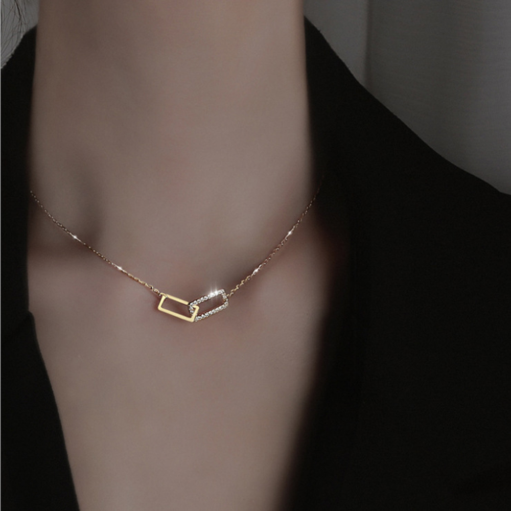 Vòng cổ choker đính đá pha lê sang trọng tùy chọn màu sắc dành cho nữ