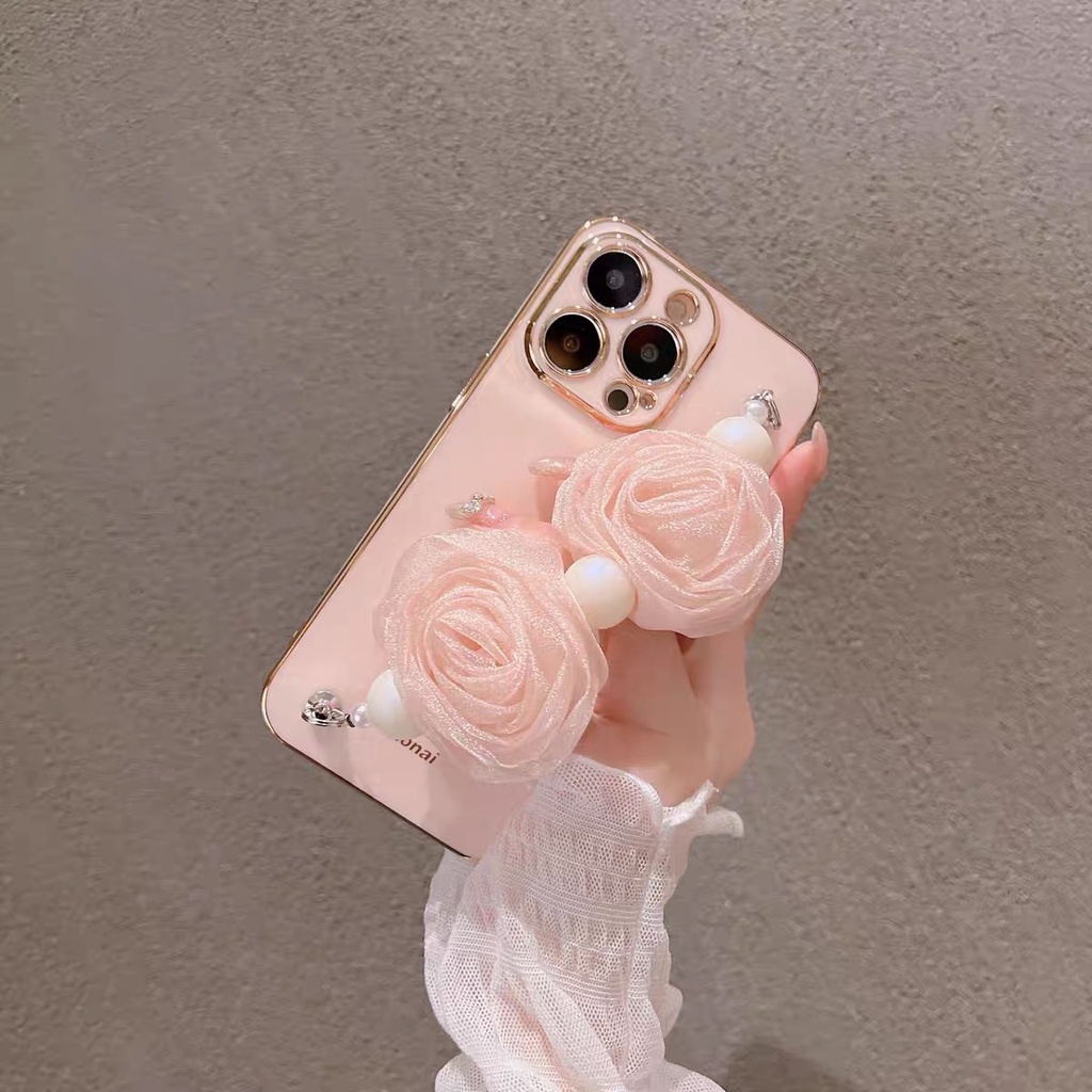 Ốp Điện Thoại tpu Mềm Hoa Hồng Cho iPhoneX XS XR XS max 7Plus 8Plus 11 pro max 12 13 proamx 12 13 pro max