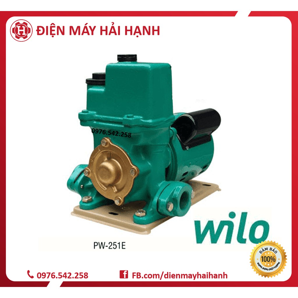 [CHÍNH HÃNG] MÁY BƠM NƯỚC ĐẨY CAO WILO PW 251E 250W