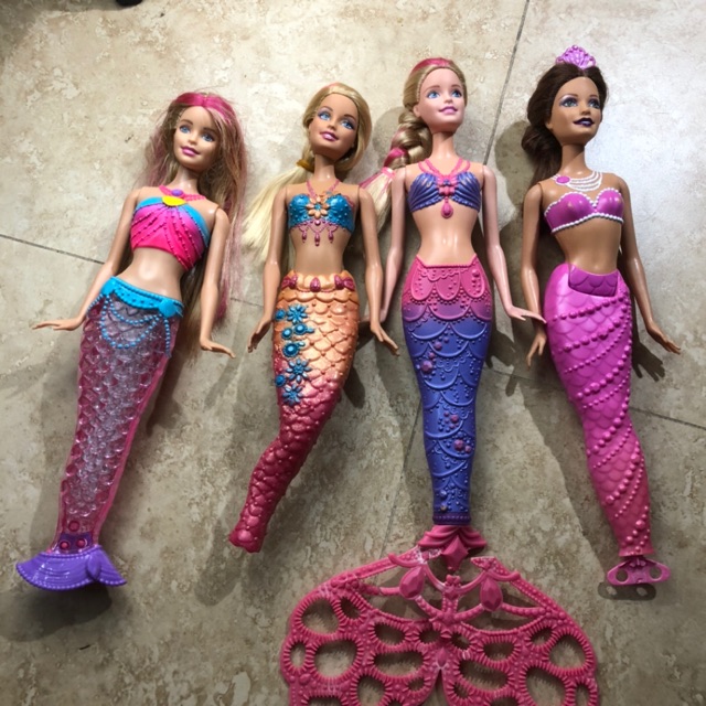 Set barbie nàng tiên cá mattel