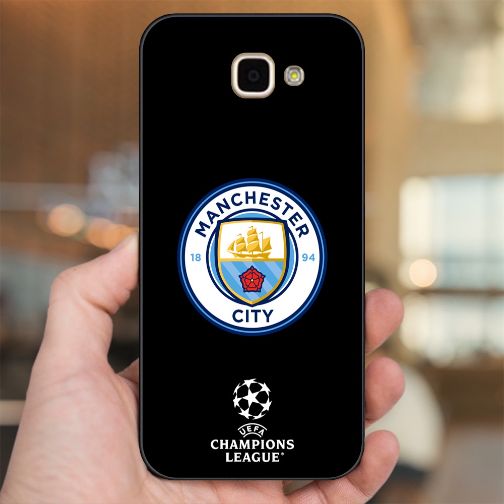 Ốp lưng Samsung A9 Pro viền đen in hình Manchester City MC