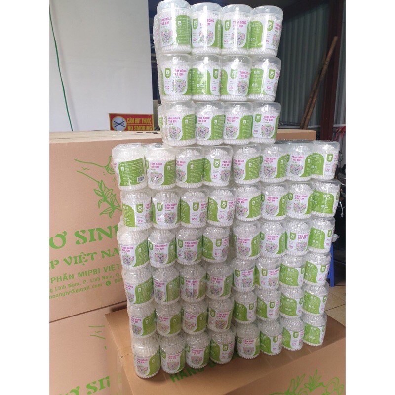 Tăm Bông Kháng Khuẩn Mipbi Cho Bé