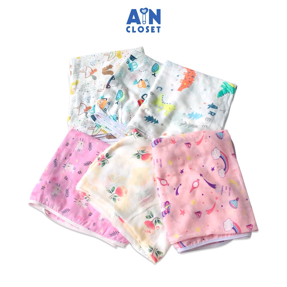 Khăn tắm xô sợi tre cho bé 100cmx125cm AICDBGUILP52 AIN Closet